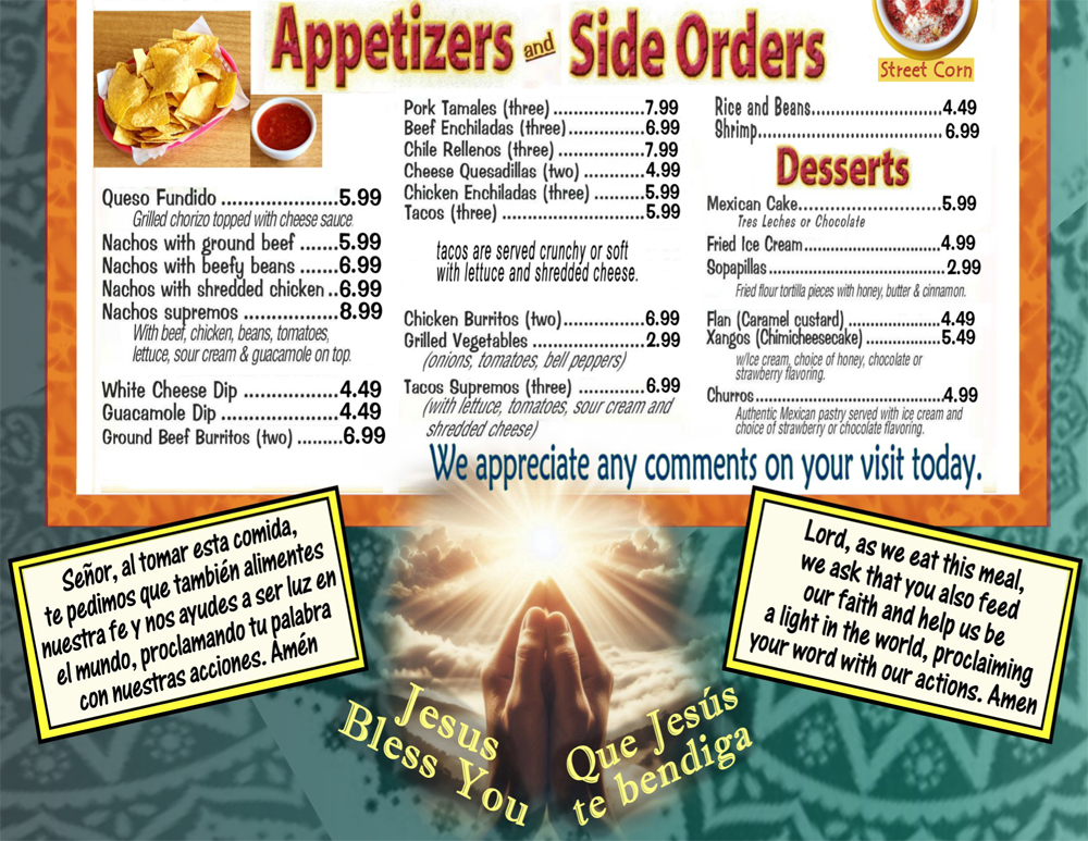 Appetizers & Side Orders
