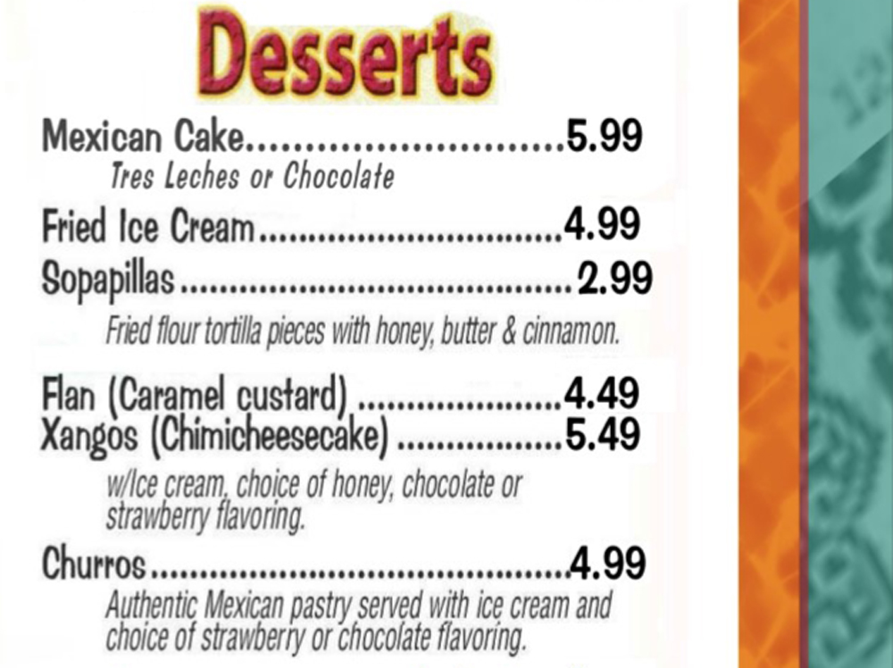 Desserts