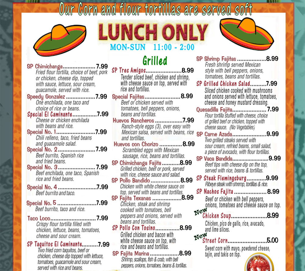 Lunch Only